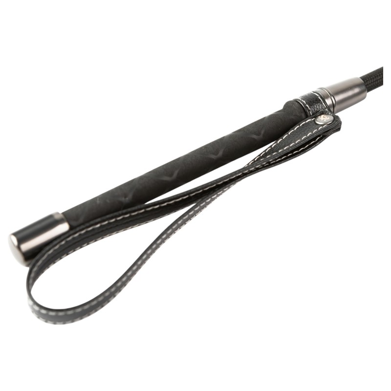 Sei Mio - hosszú műbőr lovaglópálca, 53 cm (fekete) 162970 termék bemutató kép
