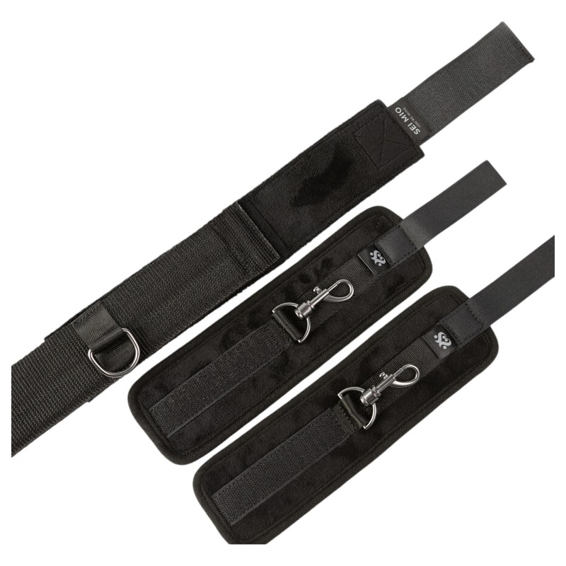 Sei Mio - terpesztő rúd bilinccsel (fekete) 100012 termék bemutató kép