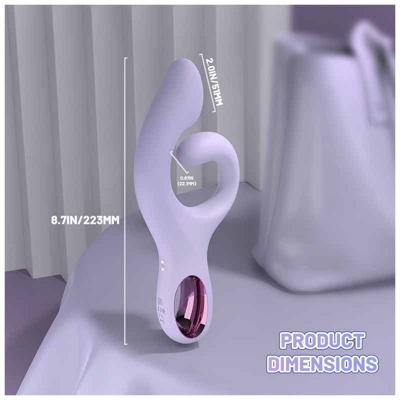 Sex HD - csiklókaros G-pont vibrátor (lila) 135254 termék bemutató kép