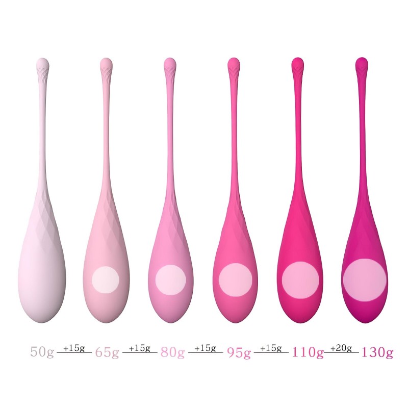 Sex HD Eggs - 6 db-os gésagolyó szett (pink) 112679 termék bemutató kép