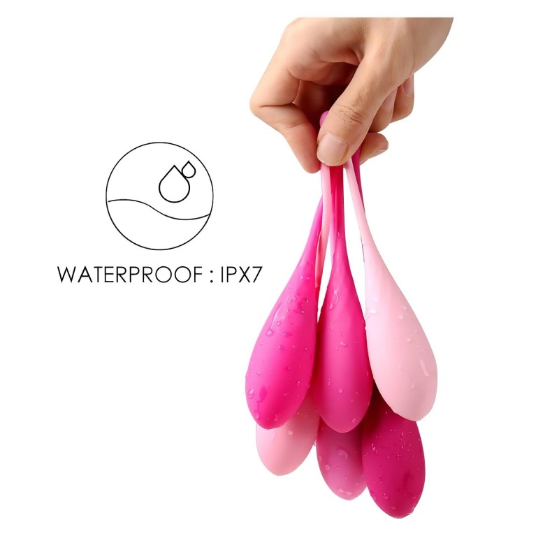 Sex HD Eggs - 6 db-os gésagolyó szett (pink) 112680 termék bemutató kép