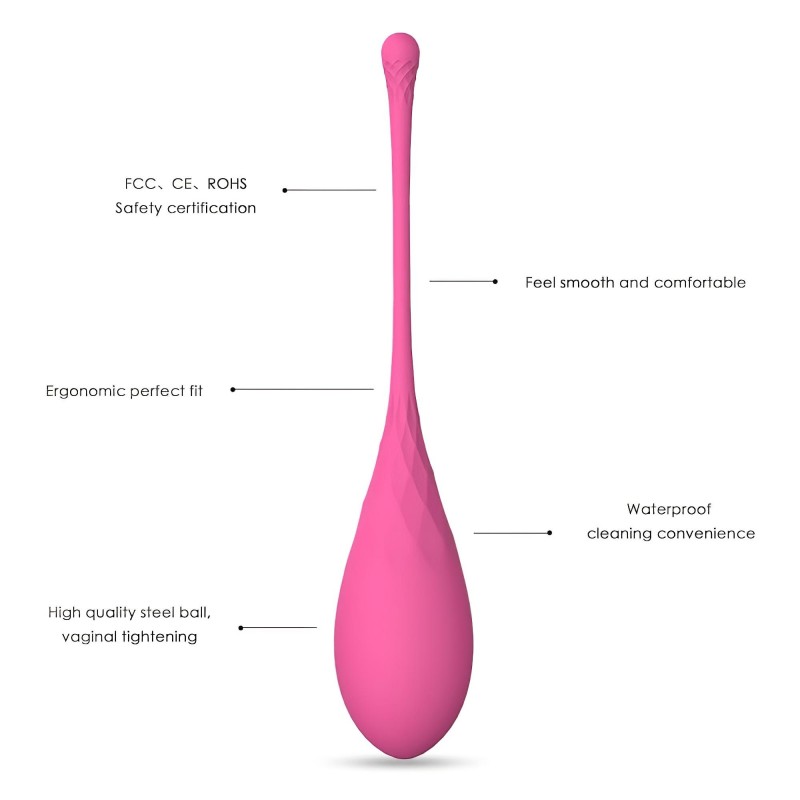 Sex HD Eggs - 6 db-os gésagolyó szett (pink) 112683 termék bemutató kép