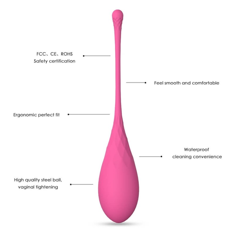 Sex HD Eggs - 6 db-os gésagolyó szett (pink) 84803 termék bemutató kép