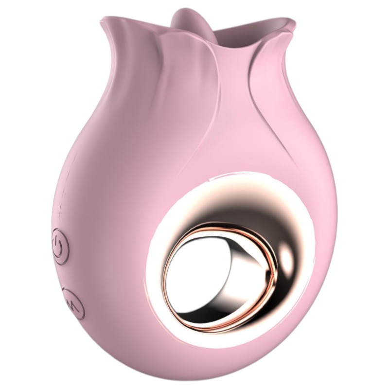 Sex HD French Kiss - nyelves csiklóizgató vibrátor (pink) 163253 termék bemutató kép