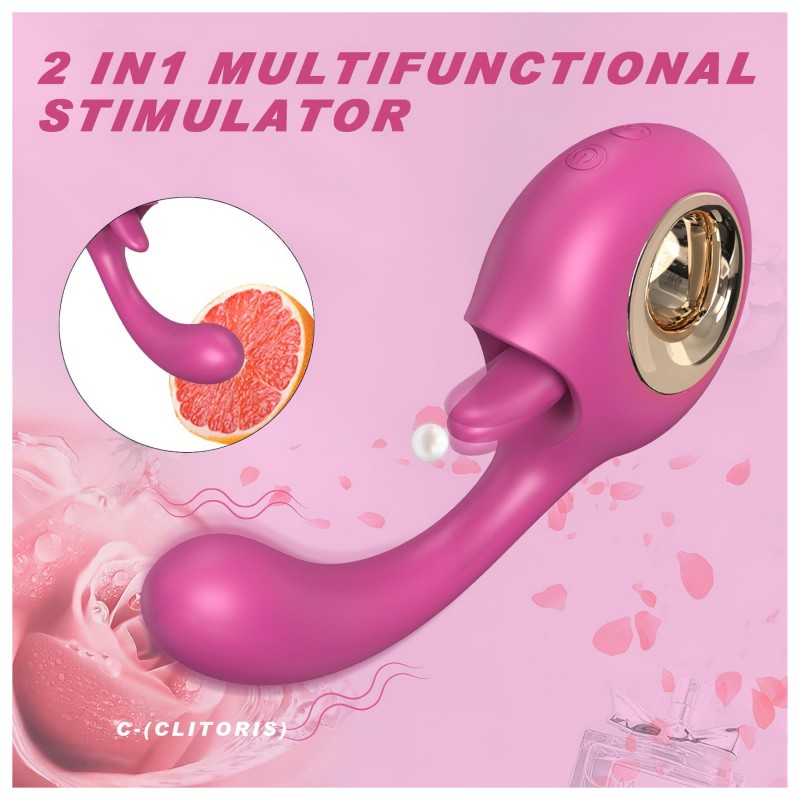 Sex HD - nyaló-és G-pont vibrátor (piros) 128240 termék bemutató kép