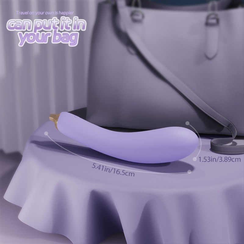 Sex HD - padlizsán vibrátor (lila) 119202 termék bemutató kép