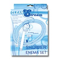 Shower Enema - aluminium intim zuhany komplett szett (ezüst) 72086 termék bemutató kép