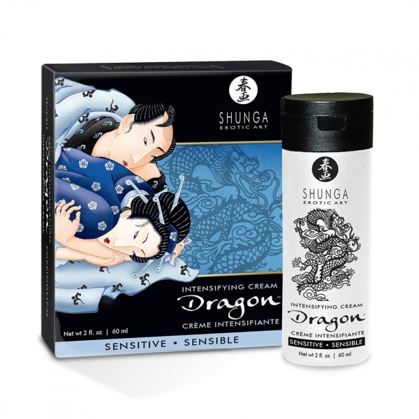 Shunga Dragon Sensitive - intim gél férfiaknak (60ml)