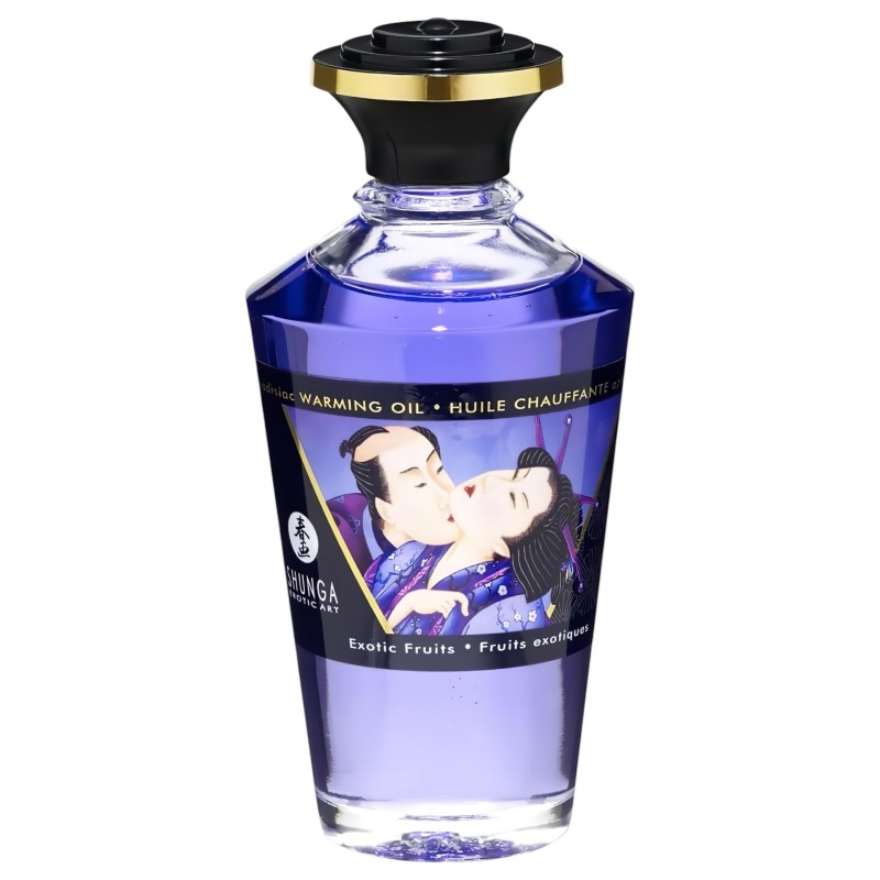 Shunga - melegítő masszázsolaj - egzotikus gyümölcs (100 ml) 130823 termék bemutató kép