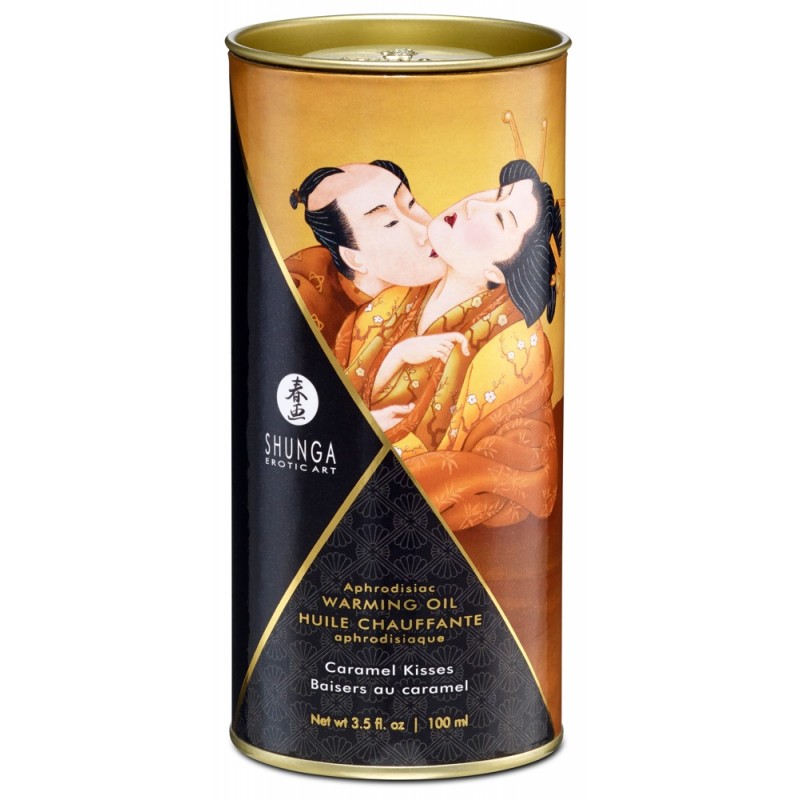 Shunga - melegítő masszázsolaj - karamell (100 ml) 87984 termék bemutató kép