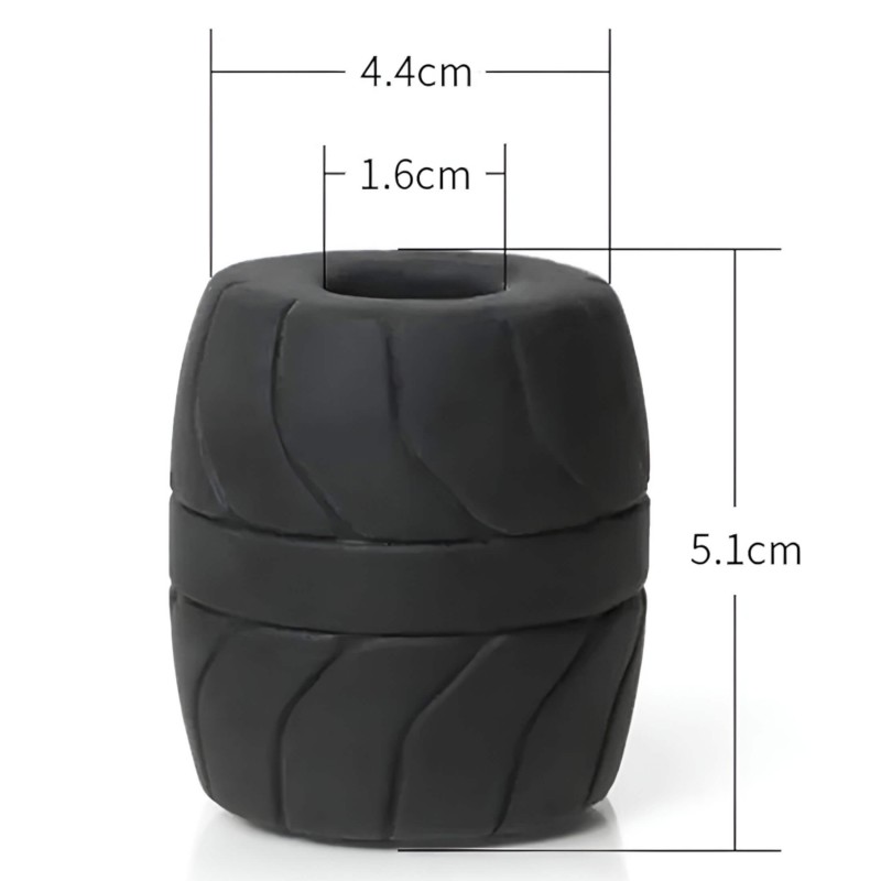 SilaSkin Ball Heregyűrű és nyújtó (fehér) 97797 termék bemutató kép