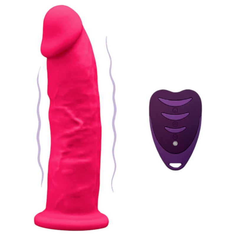 Silexd - tapadókorongos vibrátor távirányítóval (pink) 122452 termék bemutató kép