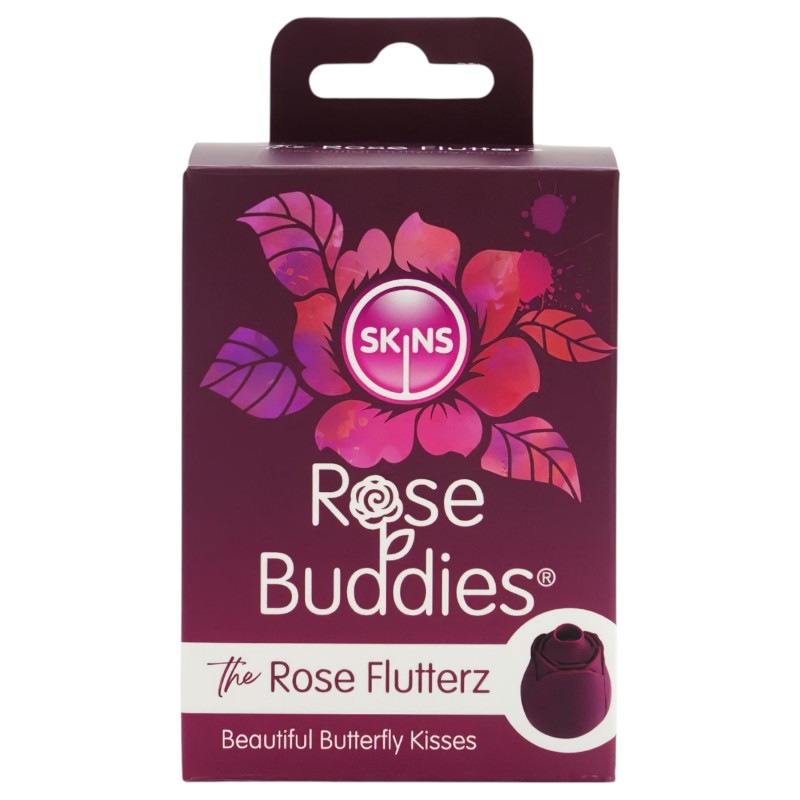 Skins Rose Flutterz - akkus csiklóvibrátor, csiklóizgató (lila) 167305 termék bemutató kép