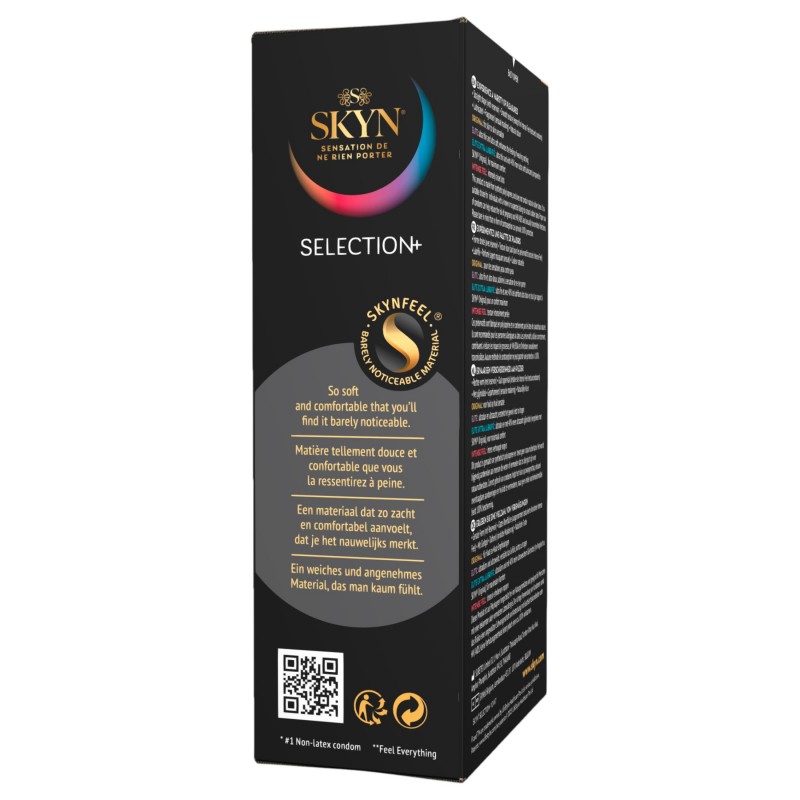 SKYN Selection+ - latexmentes óvszer válogatás (10 db) 152247 termék bemutató kép