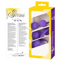 SMILE 3 Kegel - gésagolyó szett - lila (3 részes) 45811 termék bemutató kép