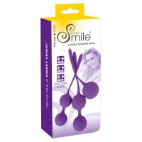 SMILE 3 Kegel - gésagolyó szett - lila (3 részes) 72855 termék bemutató kép