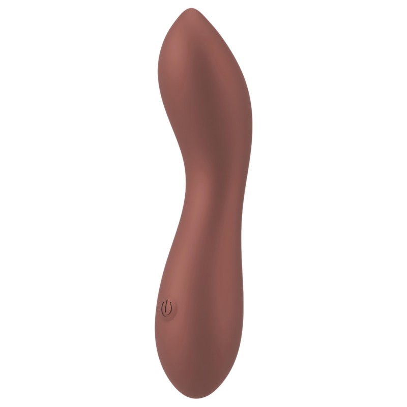 Smile - flexibilis mini G-pont vibrátor (bronz) 104162 termék bemutató kép
