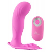 SMILE G-Spot Panty - akkus, rádiós felcsatolható vibrátor (pink) 37371 termék bemutató kép