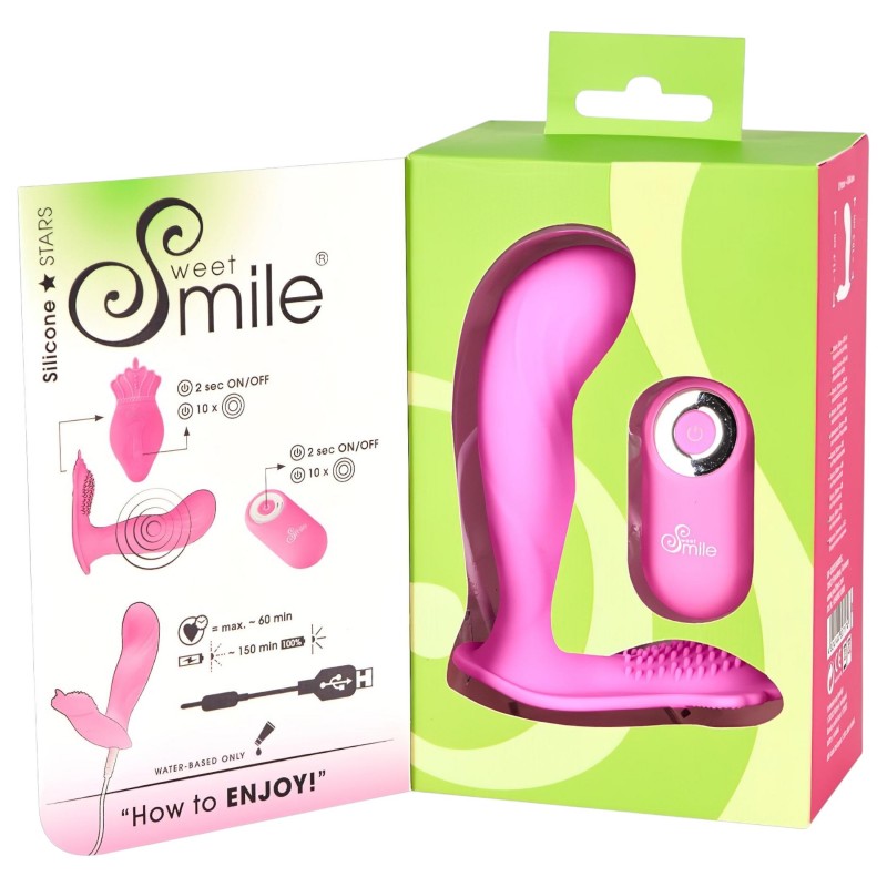 SMILE G-Spot Panty - hordható akkus, rádiós vibrátor (pink) 150423 termék bemutató kép