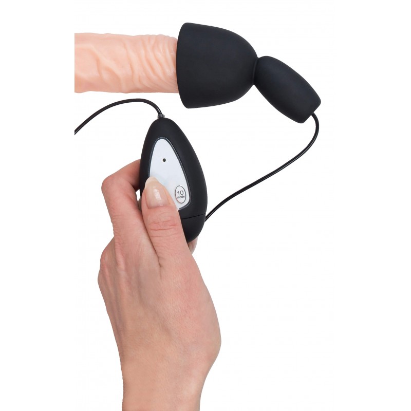 SMILE Glans - makk vibrátor (fekete) 15325 termék bemutató kép