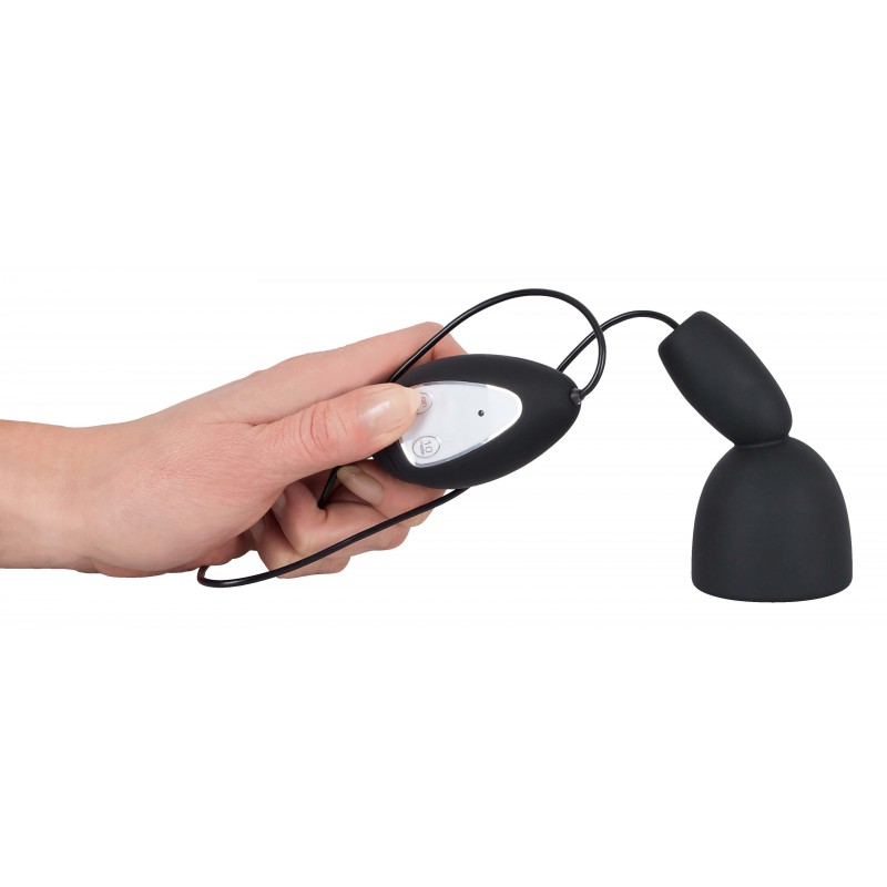 SMILE Glans - makk vibrátor (fekete) 15326 termék bemutató kép