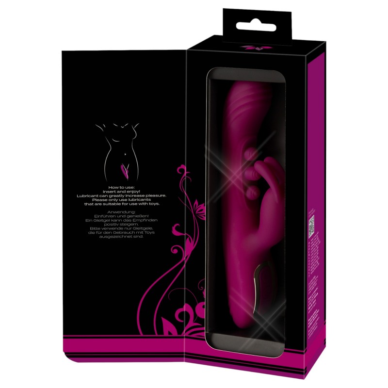 Smile - golyós, csiklókaros vibrátor (lila) 124987 termék bemutató kép