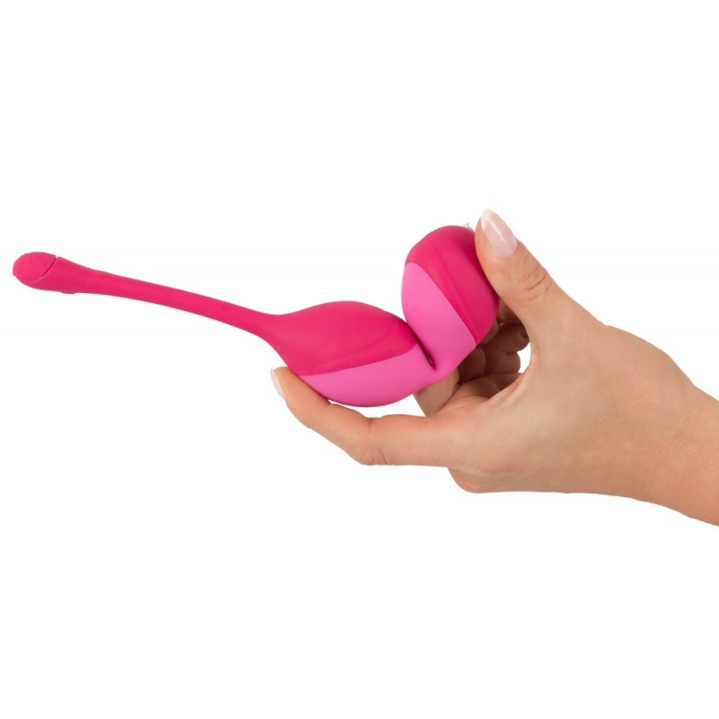 SMILE Love Balls - rádiós vibrációs tojás -82g (pink) 34015 termék bemutató kép