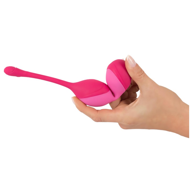 SMILE Love Balls - rádiós vibrációs tojás -82 g (pink) 137337 termék bemutató kép