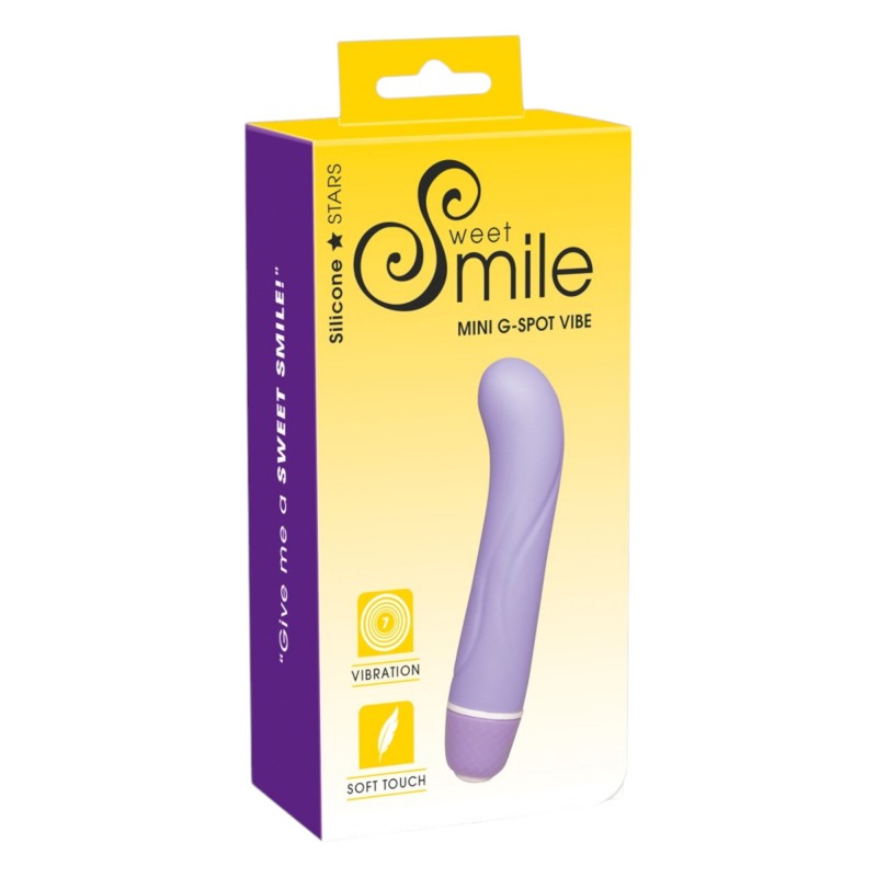 SMILE Mini-G - G-pont mini vibrátor (lila) 96145 termék bemutató kép