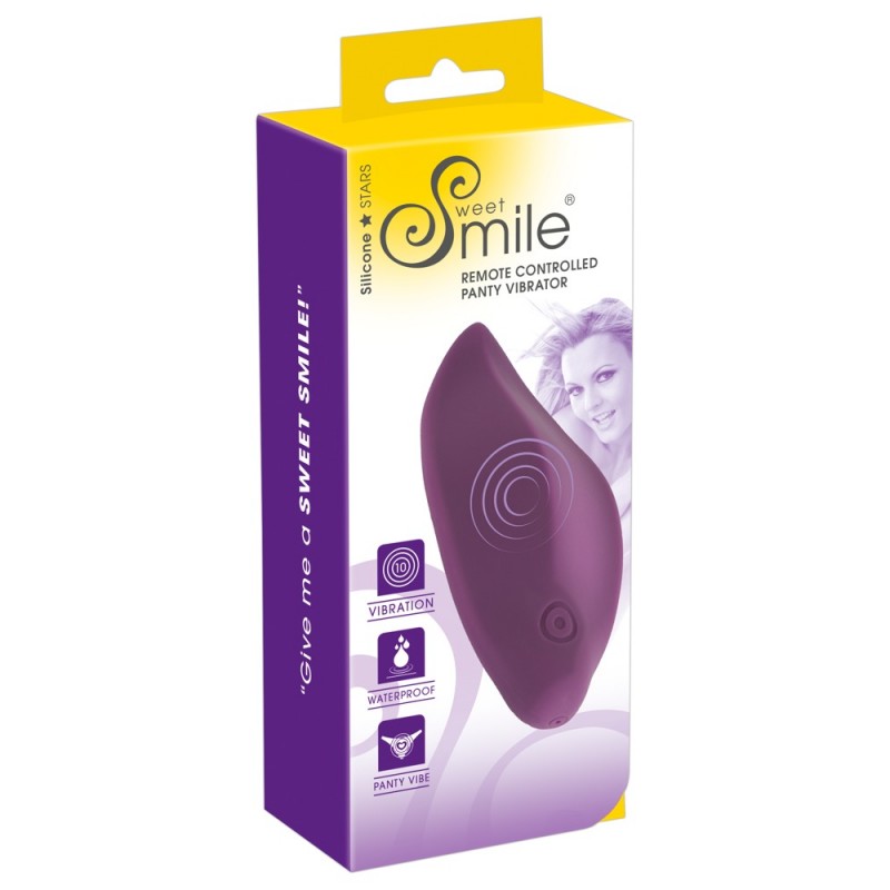SMILE Panty - akkus csikló vibrátor (lila) 72866 termék bemutató kép