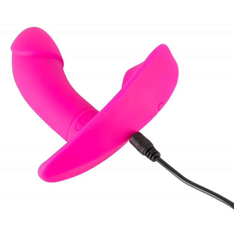 SMILE Panty - hordható akkus, rádiós vibrátor (pink) 150451 termék bemutató kép