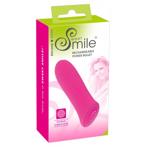 Smile Power Bullett - akkus, extra erős kis rúdvibrátor (pink)