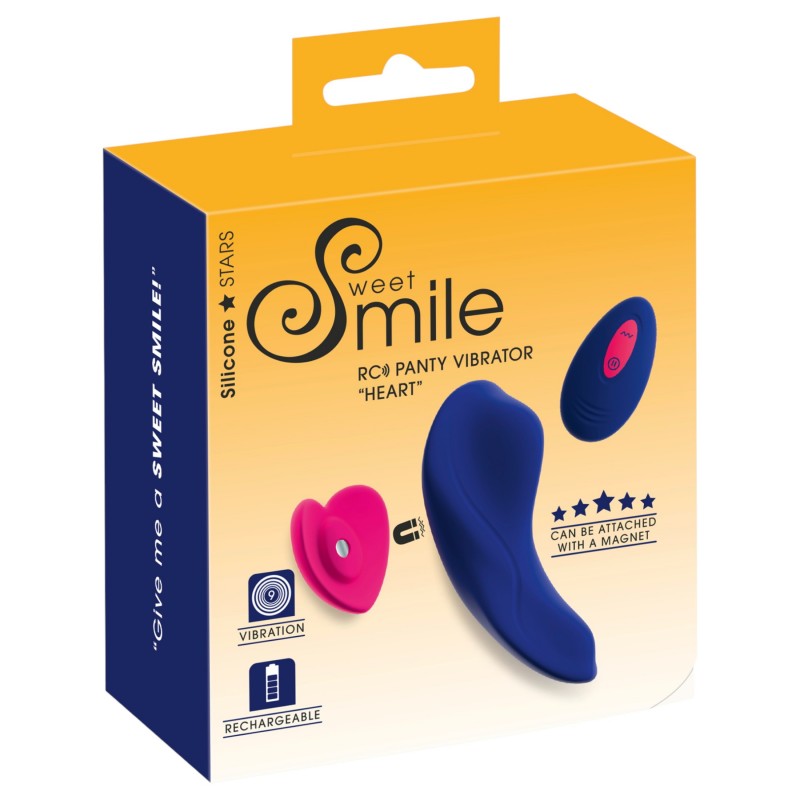 Smile RC Panty - hordható távirányítós bugyivibrátor (kék) 150936 termék bemutató kép