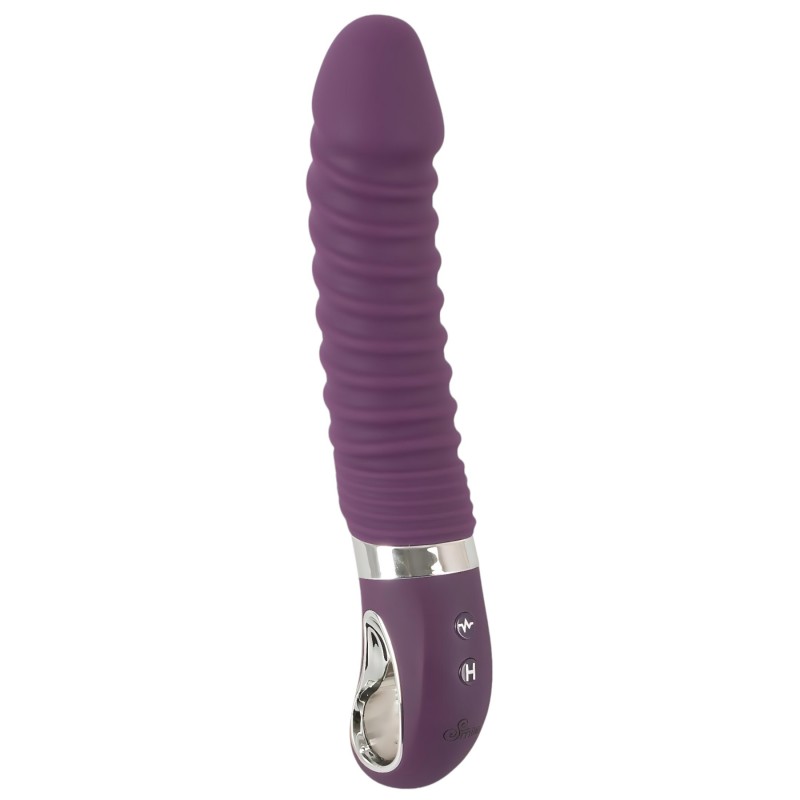 SMILE Soft - akkus, melegítő vibrátor (lila) 108682 termék bemutató kép