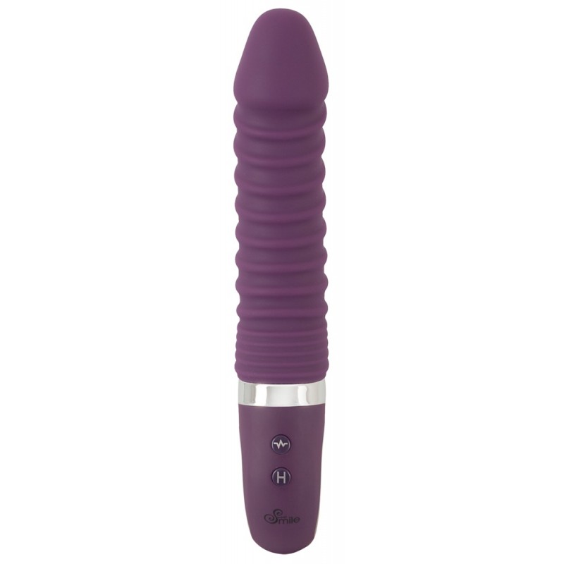 SMILE Soft - akkus, melegítő vibrátor (lila) 41868 termék bemutató kép
