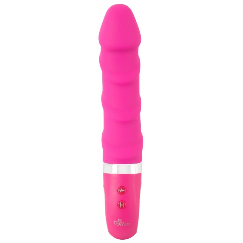 SMILE Soft - akkus, melegítős vibrátor (pink) 41879 termék bemutató kép