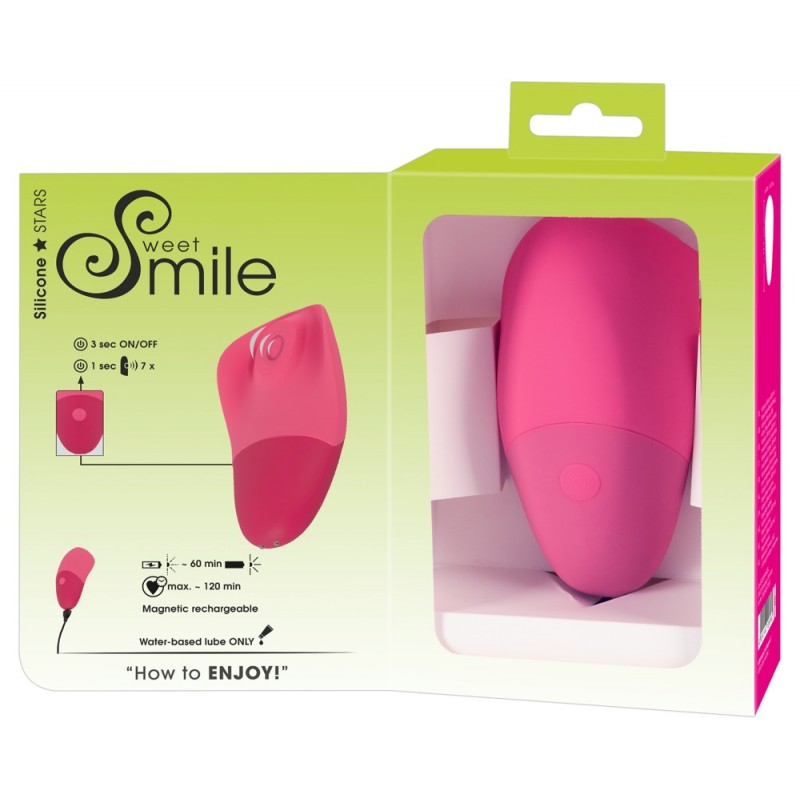 SMILE Thumping Touch - akkus, pulzáló csiklóvibrátor (pink) 71169 termék bemutató kép