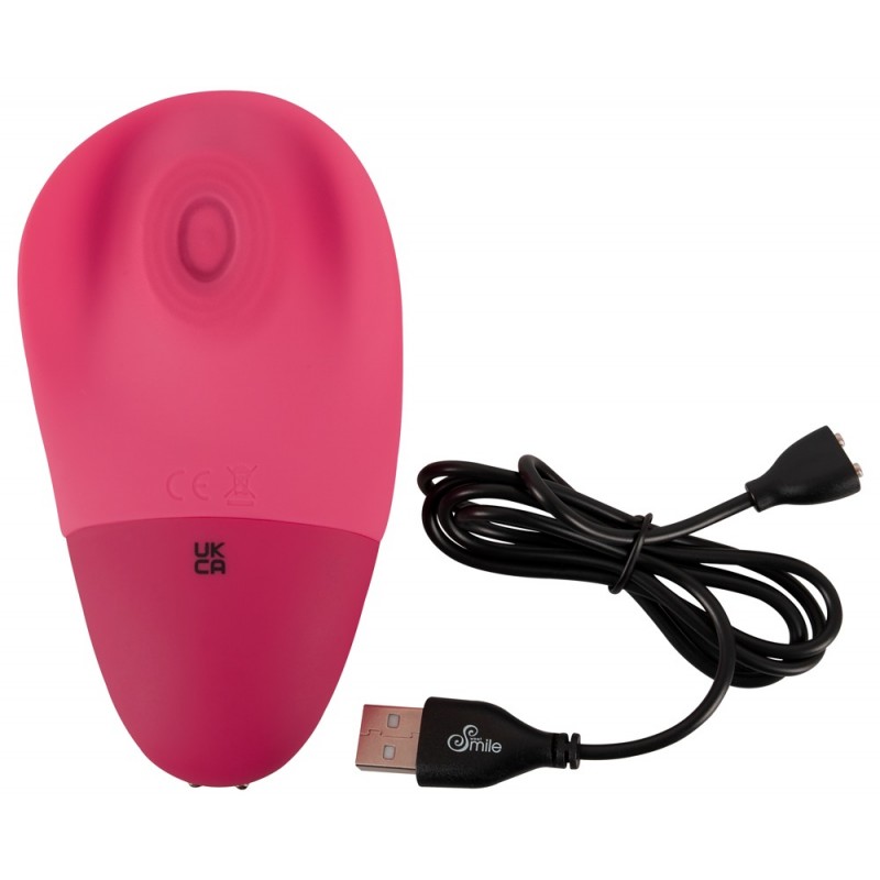 SMILE Thumping Touch - akkus, pulzáló csiklóvibrátor (pink) 71179 termék bemutató kép