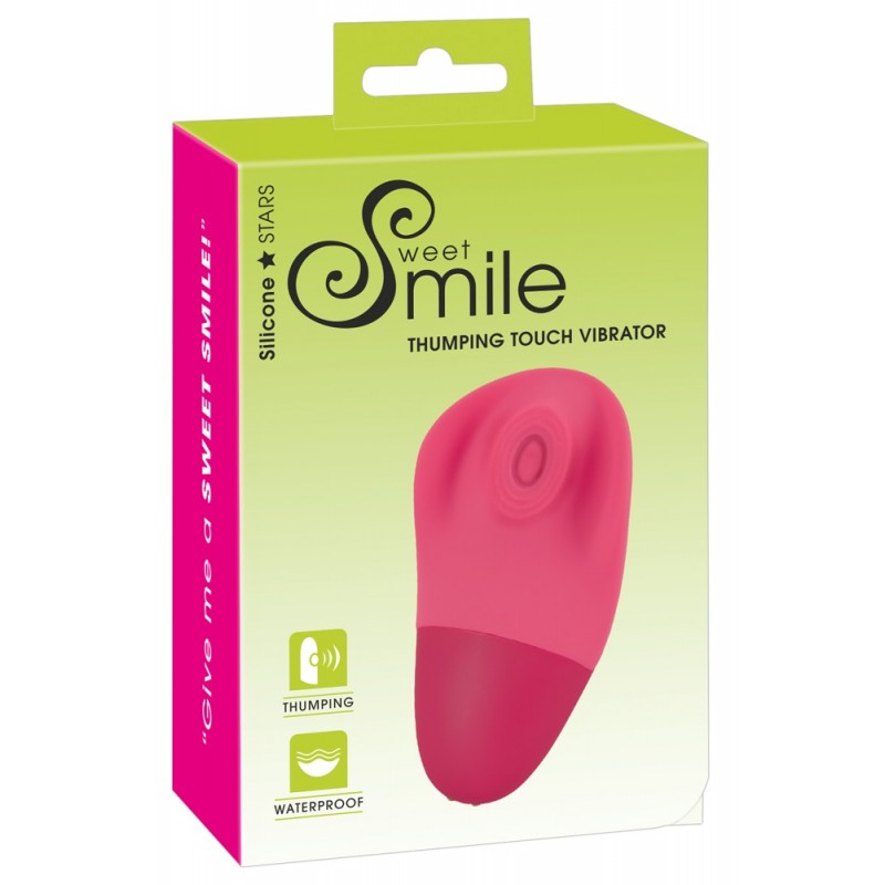 SMILE Thumping Touch - akkus, pulzáló csiklóvibrátor (pink) 73081 termék bemutató kép