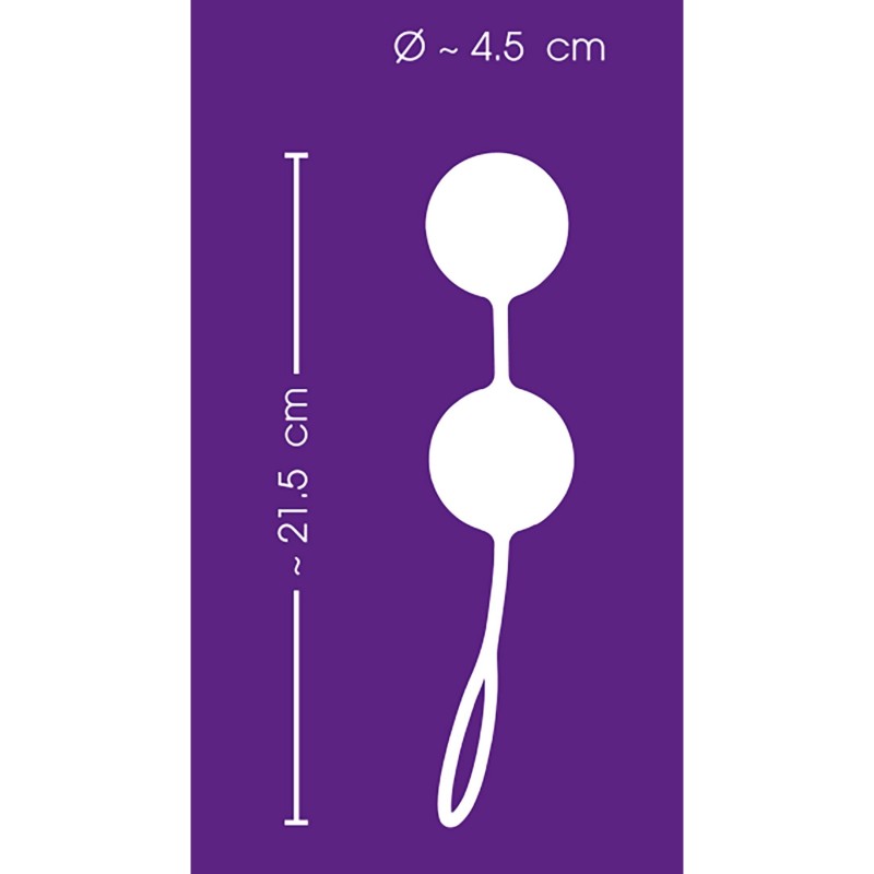 SMILE XXL Balls - óriás gésagolyó (lila) 107209 termék bemutató kép