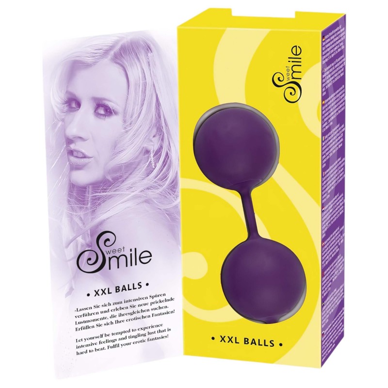 SMILE XXL Balls - óriás gésagolyó (lila) 107210 termék bemutató kép