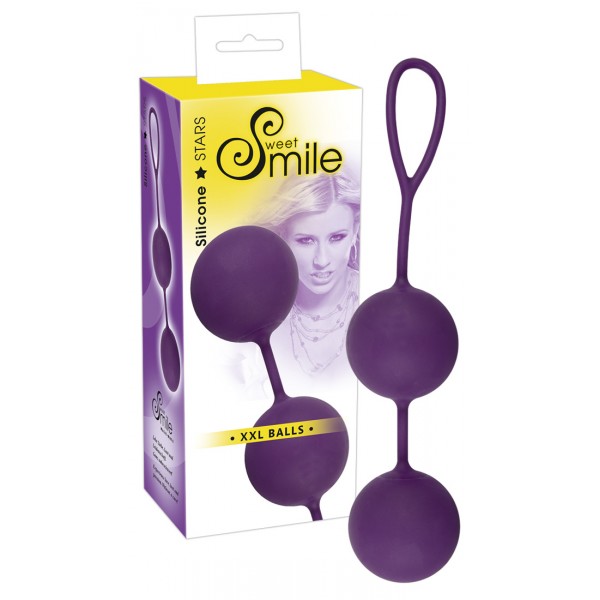 SMILE XXL Balls - óriás gésagolyó (lila)