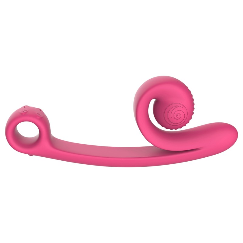 Snail Vibe Curve - 2in1 csikló vibrátor, csiklóizgató (pink) 163413 termék bemutató kép