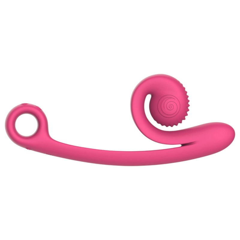 Snail Vibe Curve - 2in1 csikló vibrátor, csiklóizgató (pink) 163414 termék bemutató kép