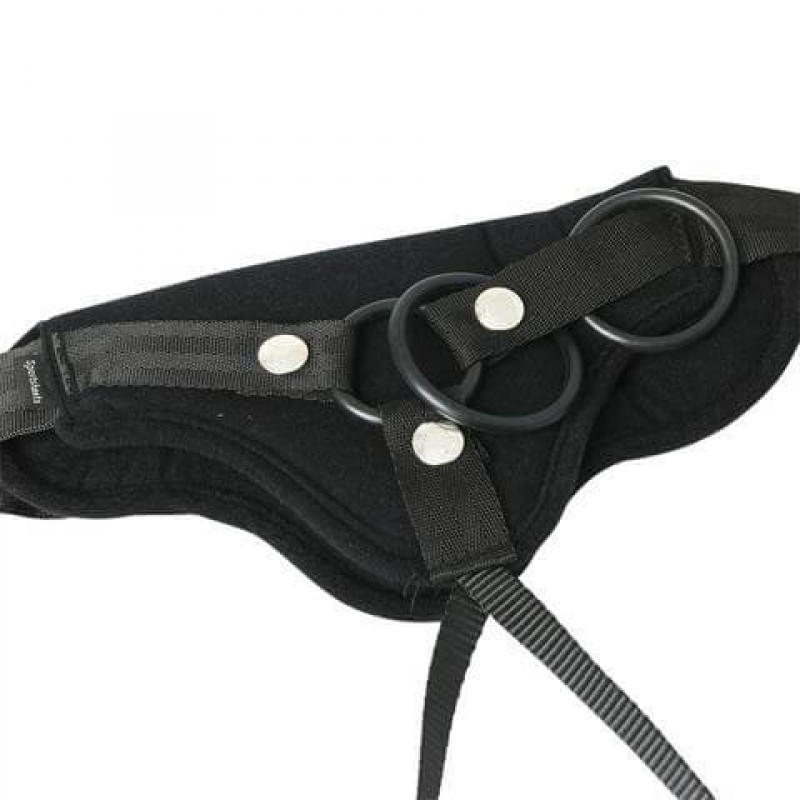 Sportsheets Plus Size - alsó felcsatolható termékekhez (fekete) 81319 termék bemutató kép