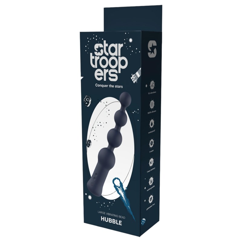 Startroopers Hubble - akkus gyöngyös anál vibrátor (kék) 127143 termék bemutató kép