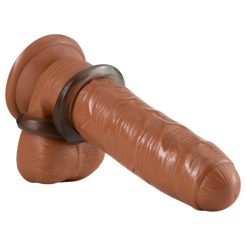 Stay Hard - pénisz-és heregyűrű (szürke) 123523 termék bemutató kép