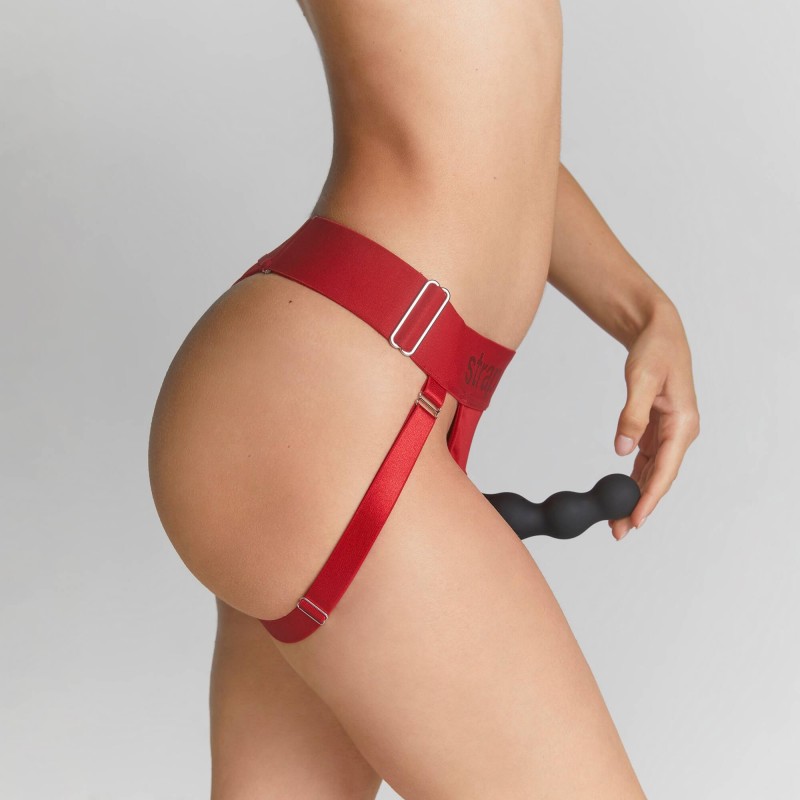 Strap-on-me - alsó felcsatolható dildóhoz - XS-XXL (piros) 86970 termék bemutató kép