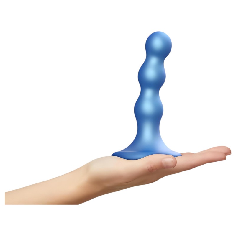 Strap-on-me Balls S - gömbös, tapadókorongos dildó (kék) 113743 termék bemutató kép