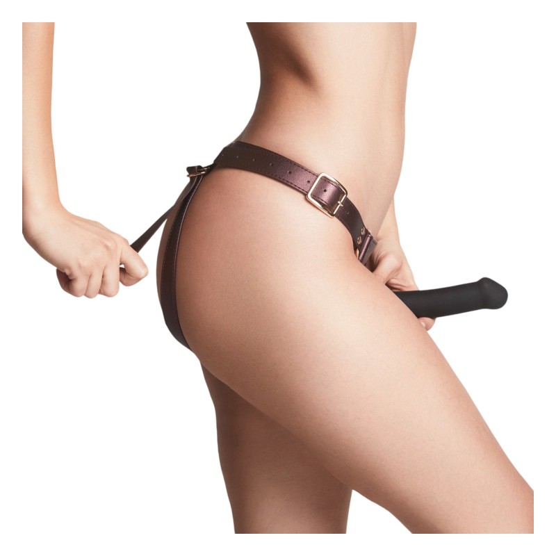 Strap-on-me - alsó felcsatolható dildóhoz - XS-XXL (barna) 96323 termék bemutató kép